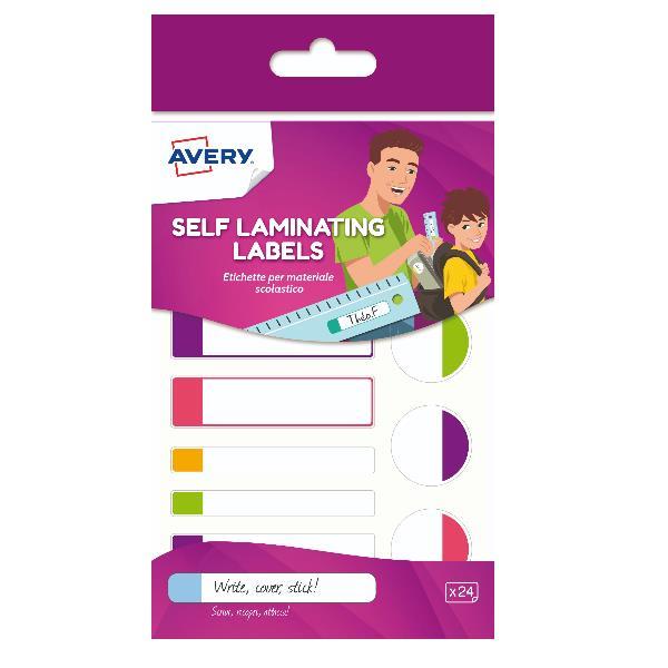 AVERY CONF 24 ETICHETTE ADESIVE AUTO PLASTIFICABILI DIMENSIONI …