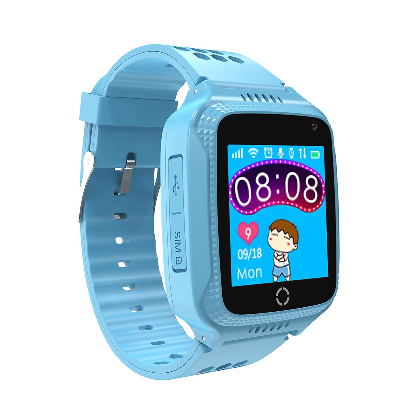 Celly KIDSWATCH - Blu - smartwatch con cinturino - schermo 1.54" - Bluetooth - 122 g