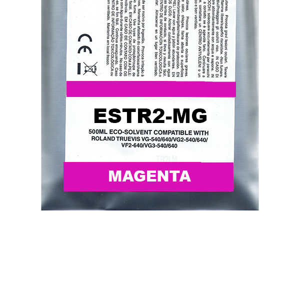 Magente Pigment Eco-Solvent Ink Bag Roland TrueVIS SG2,VG2,VF2,SG3,VG3#500ML