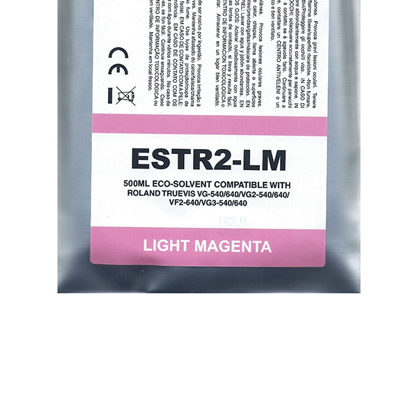 Magente Light Pigment Eco-Solvent Bag Roland TrueVIS SG2,VG2,VF2,SG3,VG3#500ML