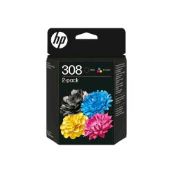 Hp Confezione 2 Cartucce ink 308 BK /C/M/Y