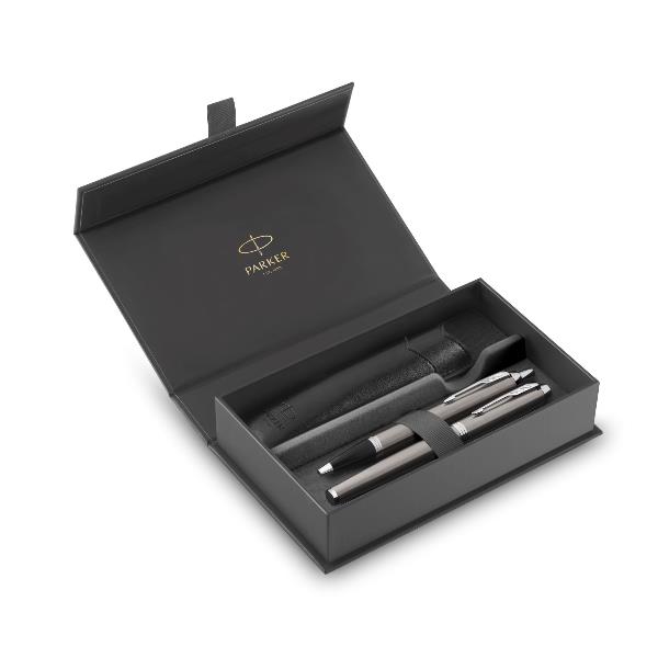 PARKER GIFT SET DUO PENNA STILOGRAFICA PUNTA M …