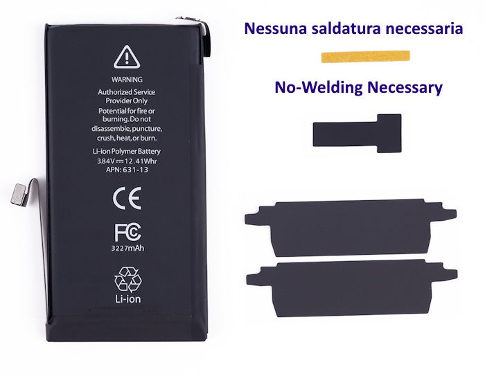 Batteria No-Welding Senza Saldatura per iPhone 12 / …