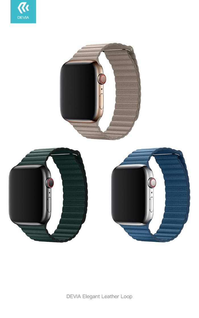 Cinturino Apple Watch 4 serie 44mm Elegant Leather …