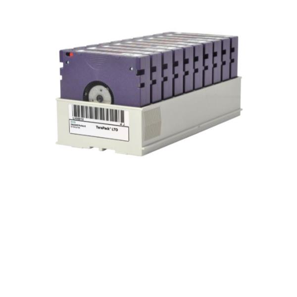 HPE Custom Labeled TeraPack Certified CarbideClean - Rivista cartuccia libreria memoria - capacità 10 nastri LTO-8