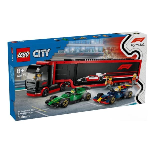LEGO CITY AUTOTRASPORTATORE F1 CON MONOPOSTO RB20 E …