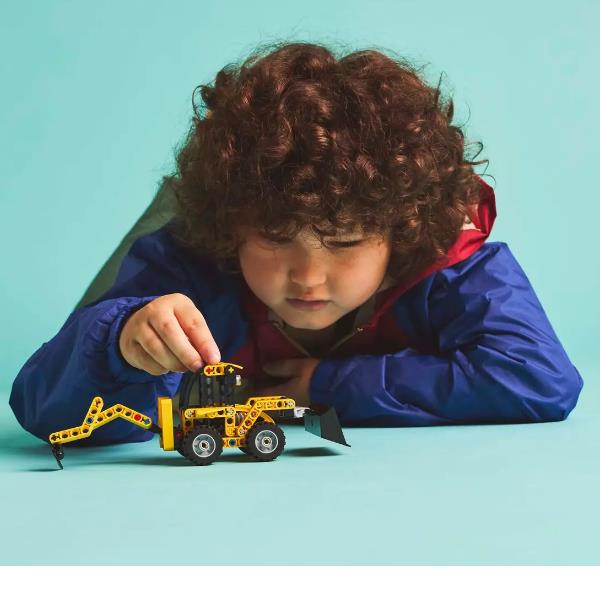 LEGO TECHNIC SCAVATRICE A CUCCHIAIA ROVESCIA CON ESCAVATORE …