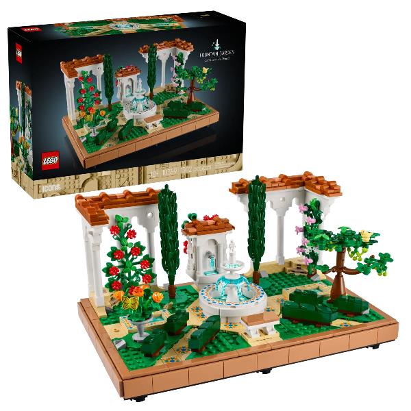 LEGO ICONS IL GIARDINO DELLA FONTANA KIT DI …