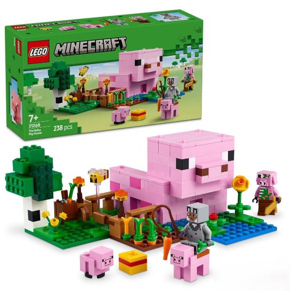 LEGO MINECRAFT LA CASA DEL MAIALINO FATTORIA DA …