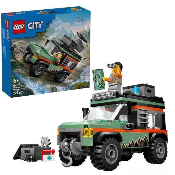 LEGO CITY FUORISTRADA DI MONTAGNA 4X4 SET CON …