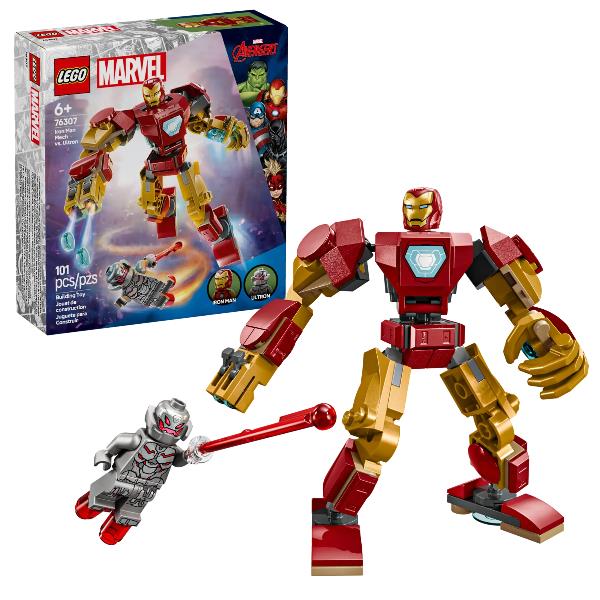 LEGO MARVEL MECH DI IRON MAN CONTRO ULTRON …
