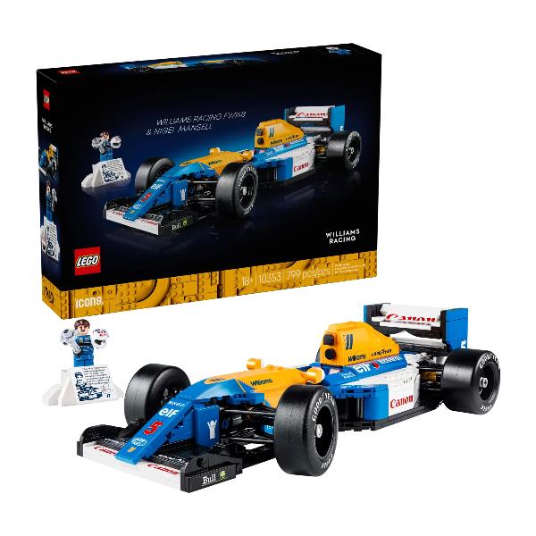 LEGO ICONS WILLIAMS RACING FW14B NIGEL MANSELL MODELLINO …