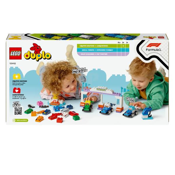 LEGO DUPLO AUTO DA CORSA E PILOTI TEAM …