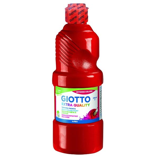 GIOTTO TEMPERA PRONTA FLACONE DA 500 ML ROSSO …