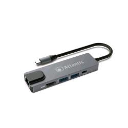 ATLANTIS Mini Docking STATION Type-C HDMI1.4 1xPORTA Gigabit …