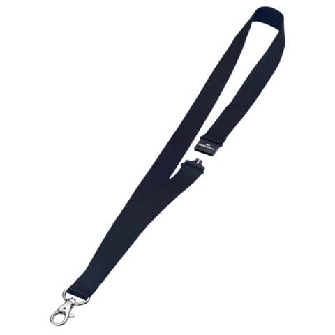 Cordoncini portabadge - larghezza 2 cm - nero …