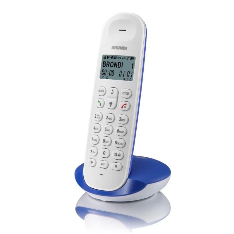 BRONDI TELEFONO LOTUS TELEFONO CORDLESS DECT GAP RUBRICA …