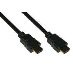LINK CAVO HDMI 3D CON ETHERNET HDMI SUPPORTO 4K MASCHIO/MASCHIO SCHERMATO 2 MT NERO