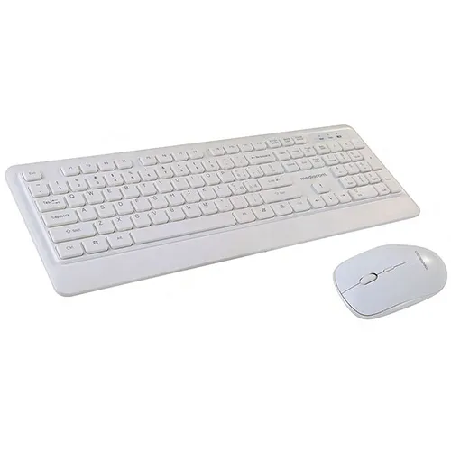 MEDIACOM M-MCK971 KIT TASTIERA E MOUSE WIRELESS 2.4 GHZ WHITE