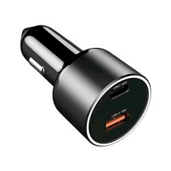 MEDIACOM MD-A200 CAR CHARGER PD 100 W CARICABATTERIE DA MACCHINA 1 USB-A + 1 USB-C NERO