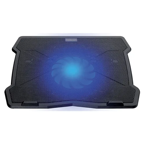 MEDIACOM MD-B100 STAND COOLING PAD PER NOTEBOOK FINO A 15.6" 1 VENTOLA PORTA USB REGOLABILE BLACK