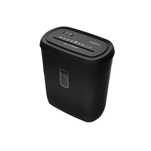 MEDIACOM MD-D101 DISTRUGGIDOCUMENTI 10 FOGLI TAGLIA FRAMMENTO MOTORE CON FUNZIONE REVERSE NERO