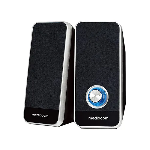 MEDIACOM MEDIA SOUND 2.0 A30 ALTOPARLANTI PC USB JACK 3.5 MM 6 W RMS NERO