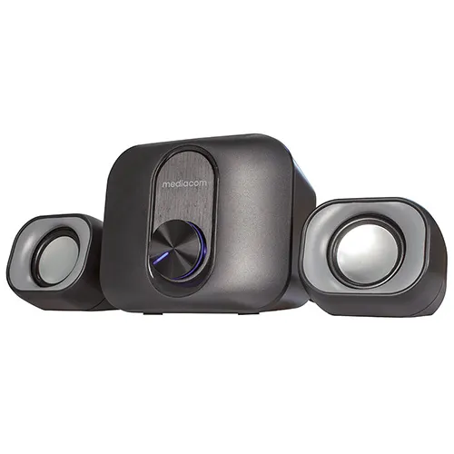 MEDIACOM X10 MEDIASOUND SISTEMA AUDIO 2.1 12W USB JACK 3.5MM BLACK