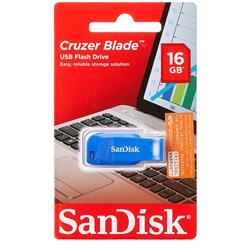 SanDisk Cruzer Blade - Chiavetta USB - 16 GB - USB 2.0 - blu elettrico