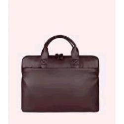 TUCANO ISOTTA BORSA SUPERSLIM PER NOTEBOOK DA 14" E MACBOOK AIR 15" IN PU EFFETTO PELLE TASCA ESTERNA CON TRACOLLA VIOLA