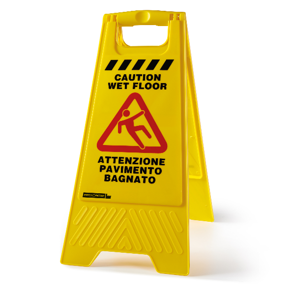 Cartello Pavimento Bagnato - 30x62 cm - PerfettoFactory