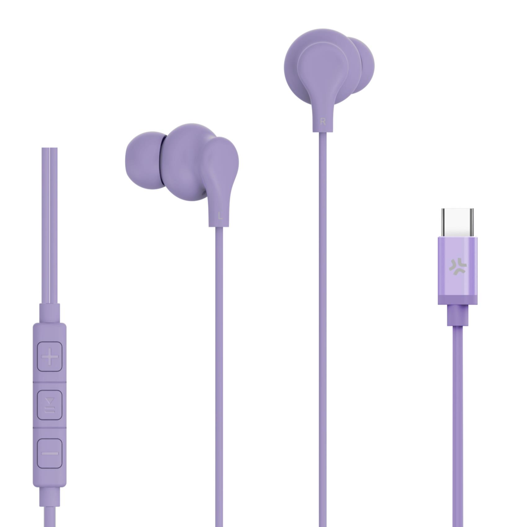 Celly UP1600TYPEC - USB-C Stereo Wired Earphones
