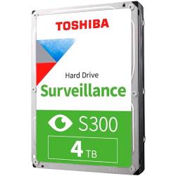 Toshiba S300 Surveillance - HDD - 4 TB - interno - 3.5" - SATA 6Gb/s - 5400 rpm - buffer: 128 MB
