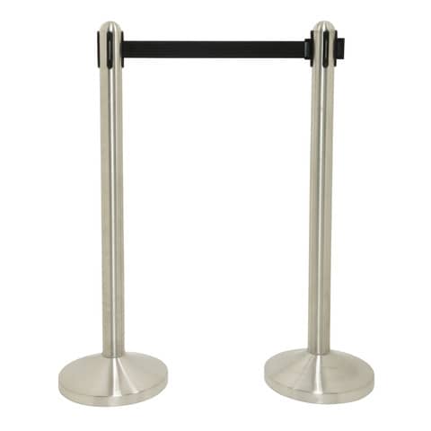 Colonnina segnapercorso cromata - altezza 100 cm - …
