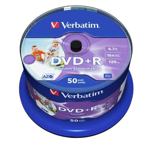 Verbatim - Scatola 50 DVD+R - stampabile - …