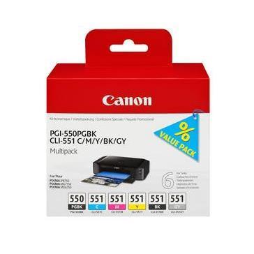 Canon - Cartucce ink - C/M/Y/K/GR - 6496B005