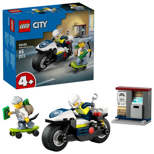 LEGO CITY INSEGUIMENTO DELLA MOTO DELLA POLIZIA SET …