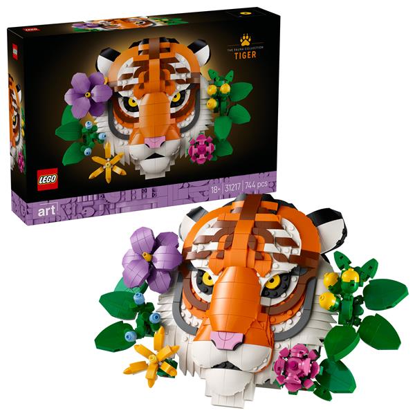 LEGO ART COLLEZIONE ANIMALI TIGRE IN 3D DA …