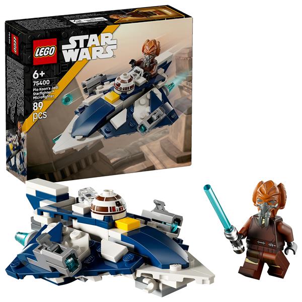 LEGO STAR WARS MICROFIGHTER JEDISTARFIGHTER PLOKON ASTRONAVE CON …