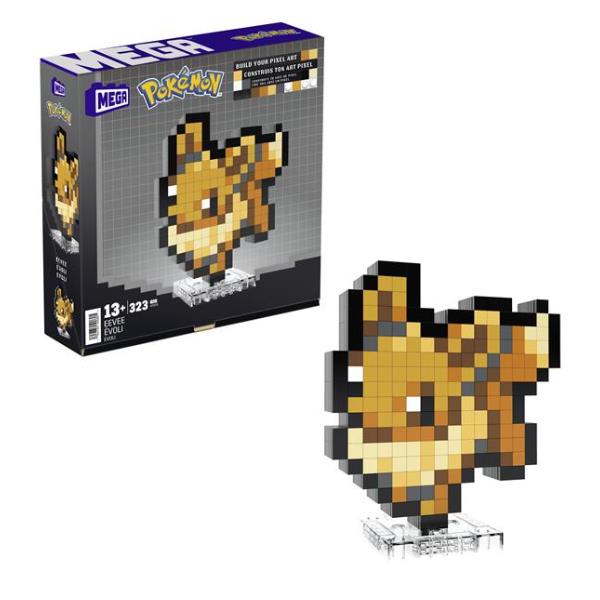 MATTEL MEGA POKEMON SHOWCASE EEVEE SET IN STILE …