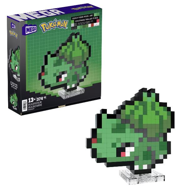 MATTEL MEGA POKEMON SHOWCASE BULBASAUR SET IN STILE …