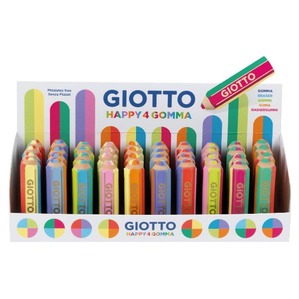 Happy Gomma a forma di matita colori assortiti …
