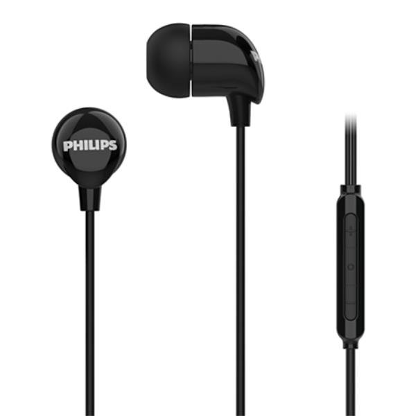 Philips CUFFIE IN EAR CABLATE CON MICROFONO - NERO
