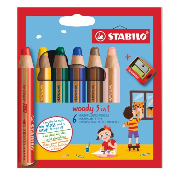 Pastelli Woody 3 in 1 - diametro mina …