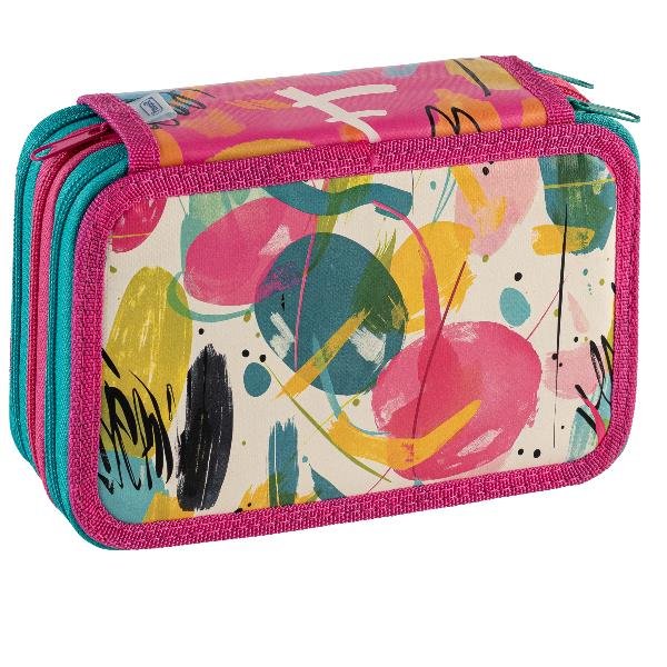 FAVORIT ART ASTUCCIO 3 SCOMPARTI IN POLIESTERE CON RIEMPIMENTO FANTASIE ASSORTITE