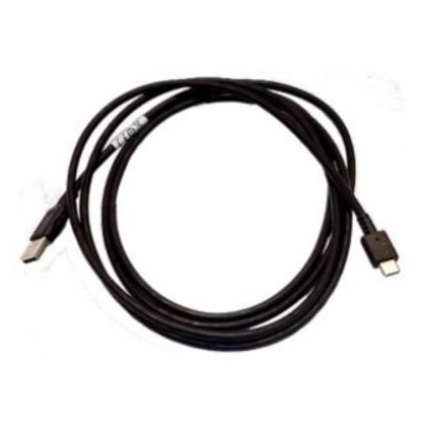 Zebra - Cavo USB - 24 pin USB-C (M) a USB (M) - 2.1 m - midnight black - per P/N: CR6080-PC100FBWW