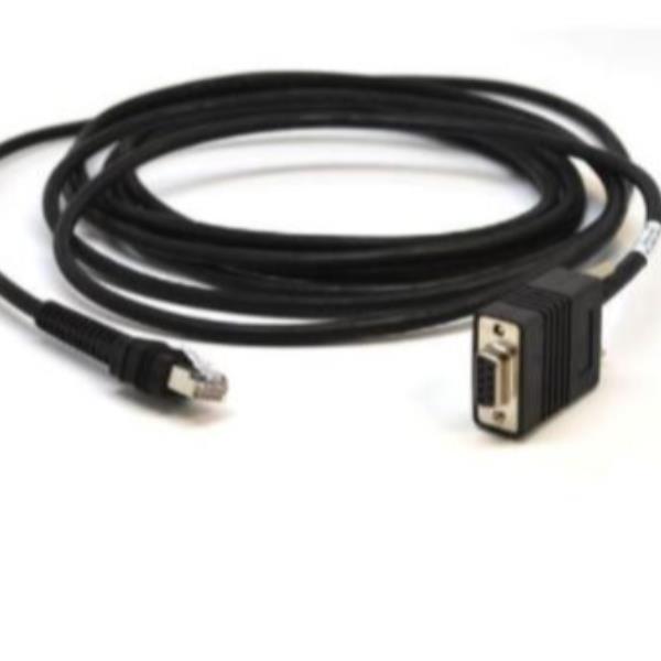 Zebra - Cavo seriale - DB-9 (F) a RJ-45 (10 pin) (M) - 12 V - 4.6 m