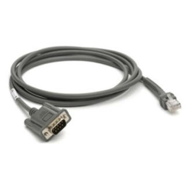 Zebra - Cavo seriale - DB-9 (F) a RJ-45 (M) - 2.13 m - per Symbol LS2208