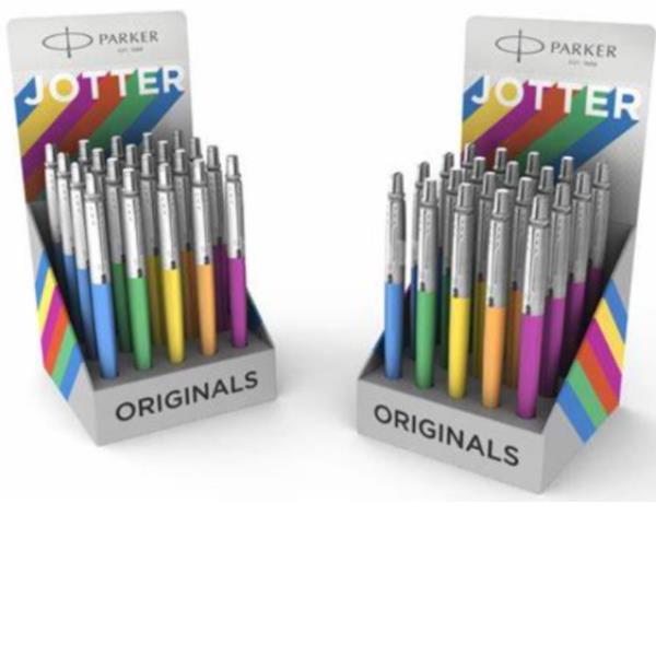 Penna a sfera Jotter Original Plastic - colori assortiti - Parker - expo 20 pezzi