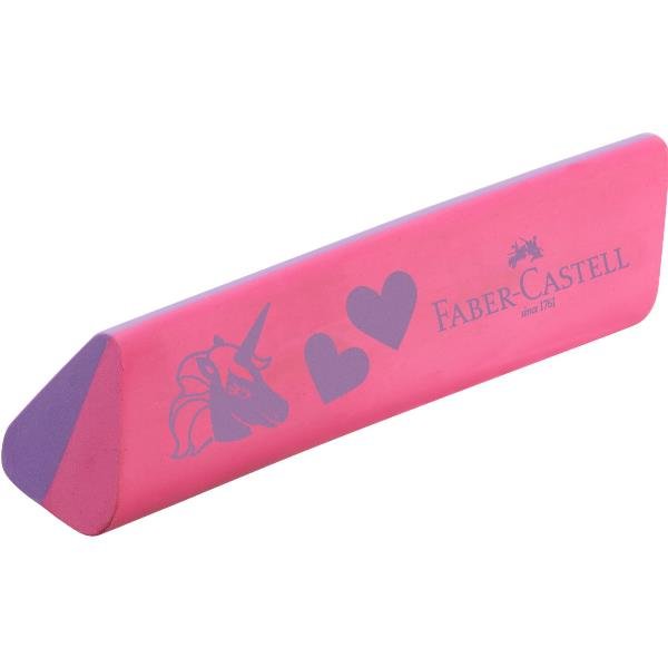 Gomma triangolare unicorno - colori assortiti - Faber …